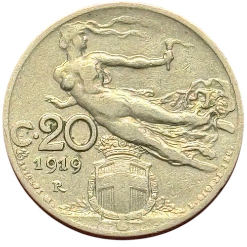 Centesimi 1919 libertà - -,
