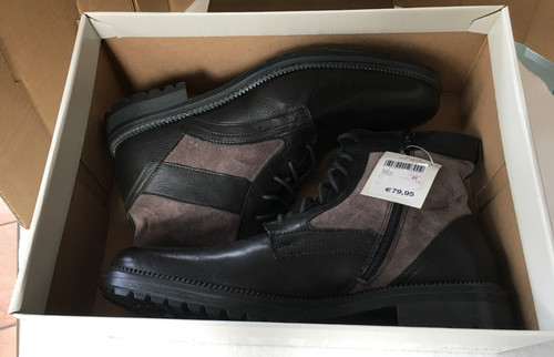Scarpe uomo stivaletto nero - scarpe, 43