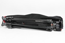 Manfrotto MVT502AM treppiede video con gambe doppie telescopiche nero e testa fluida #839