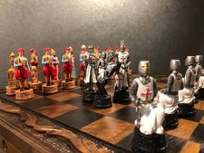 Set scacchi crociati medievali