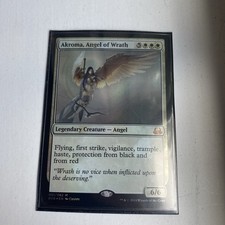 MTG Akroma, Mazzi da Duello Angelo dell'Ira: Divino vs Demoniaco 1/62 Foil Mythic. Mtg01