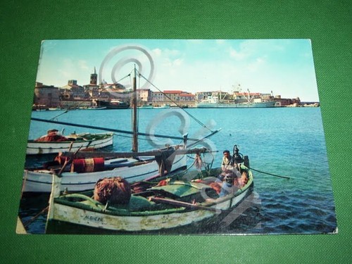 Cartolina alghero barche - alghero,