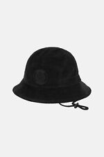 Cappello schiaccia secchiello Supreme X Stone Island in velluto a coste nero S M FW20