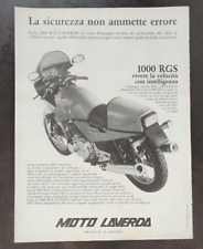 ADVERTISING PUBBLICITA' LAVERDA 1000 RGS VIVERE LA VELOCITA' CON INTELLIGENZA