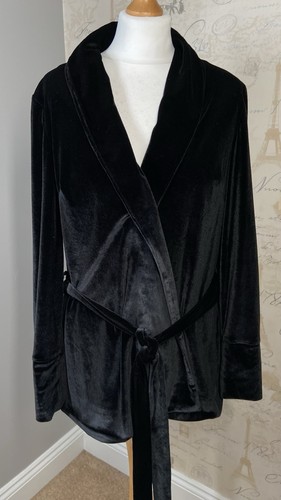 Kimono velluto nero taglia - , l