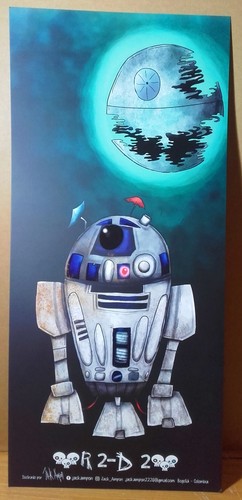 Star wars d2 caricature - star,