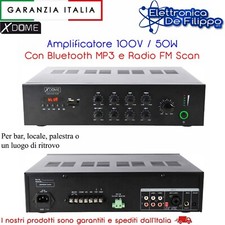 Amplificatore 100v 50w con - 100v,