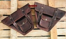 Borsa moto marrone pelle - , di