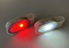 N.2 Luci Led Bianco  Rosso Magnetiche Per Corsa jogging Bici Running Visibilità