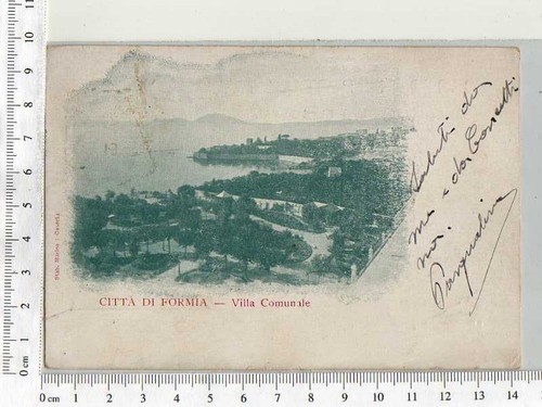 Cartolina formia villa - -,