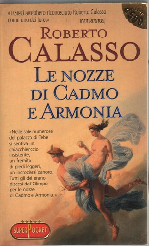 Roberto calasso nozze di - calasso,,