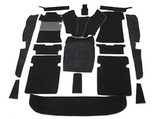 Kit tappeto nero tappeto per