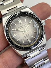 Vintage Bulova / Caravelle Skin Diver Automatic del 1973 Cassa acciaio da 38 mm