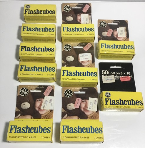 Flash cubes lotto di 10 - flash,