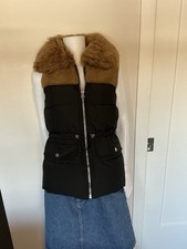 Gilet imbottito in pelliccia Yves Salomon - NUOVO!