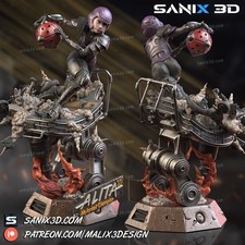 Figurine hauteur 28cm - 28cm, alita
