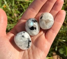 Pietra Di Luna moonstone Rainbow 1 pietra Chakra Cristallo wicca Collezionismo