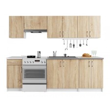 Cucina Lineare 240 Cm Moderna