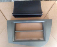 SEAT LEON 2005-2012 - MASCHERINA AUTORADIO ISO 1 2 DIN COLORE GRIGIO