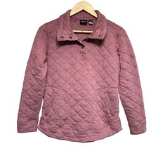 Maglione trapuntato Marmot Roice collo a scatto donna M rosa outdoor escursionismo Gorpcore