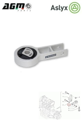 Suppporto motore lato cambio - suppporto,