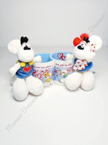 Lot peluches diddl diddlina - peluches,