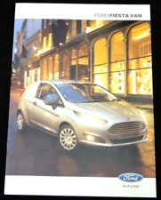 FORD FIESTA VAN UK BROCHURE