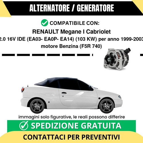 Alternatore renault megane - alternatore, i