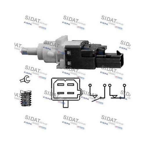 Interruttore luce freno sidat - interruttore,