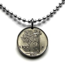 Ciondolo moneta 100 lire