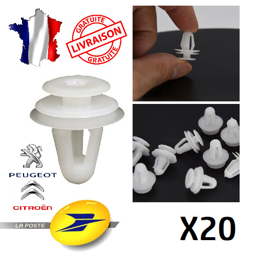 Clips agrafes fixation - agrafes, de