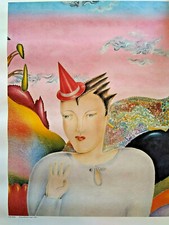 LUCA ALINARI-LITOGRAFIA SU CARTONE-RICERCA DELL'AMICO GRIGIO-1992-41X62-FIRMAT  