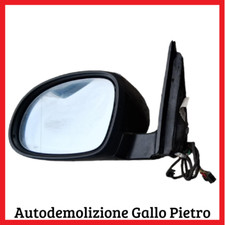 Specchietto retrovisore nero sinistro VW tiguan 2007 2010 5n 1.6 2.0 tdi 4motion