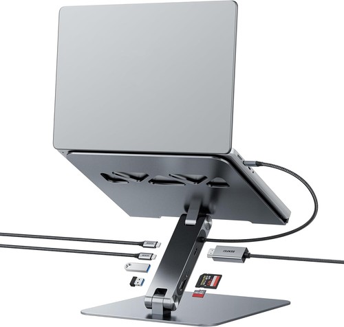 Supporto laptop con docking