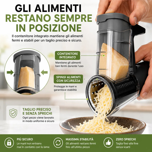 Grattugia elettrica - grattugia,