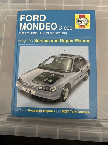 Haynes manual ford - manual, mondeo