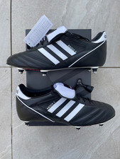 Scarpe da calcio Adidas Kaiser 5 Cup SG nere/bianche - taglia UK 9,5 033200 NUOVE CON SCATOLA