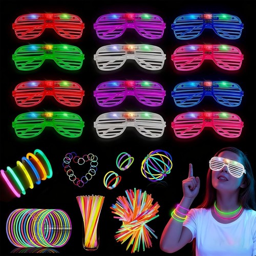 Set festa glow - glow, pezzi