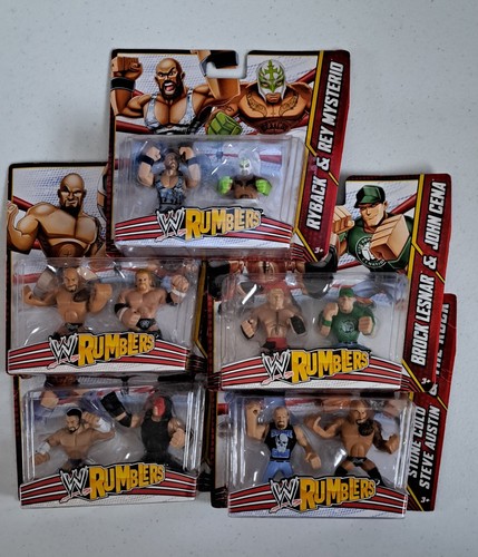 Pacchetto wwe rumblers moc - wwe,