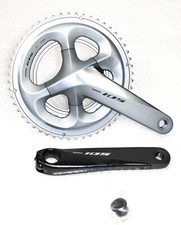 Shimano 105 FC-R7000 Gruppo Di Pedivella 2x11 Velocità Argento 52/36t 172,5mm