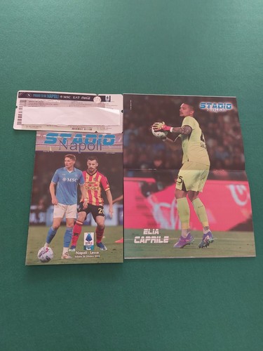 Biglietto match program - match,