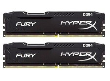 DDR4 8GB 3200 MHz Kingston HyperX FURY HX432C18FBK2/8 Nero (2x4GB)