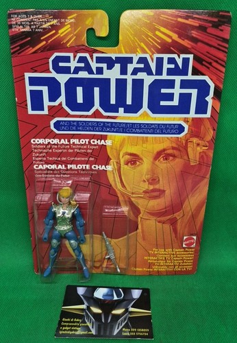 Captain power action figure - action,