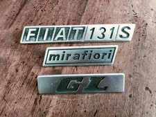 Fiat 131 mirafiori placca - fiat, 131/s