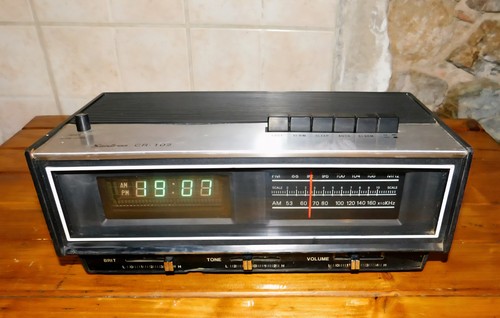 Radio sveglia vintage santron - radio,