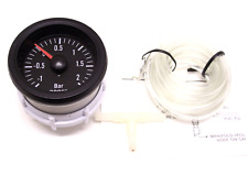 RSR Indicatore pressione di carica SET 52mm Retro Look Boost Gauge 16V G60 G40 VR6 S2 Turbo R