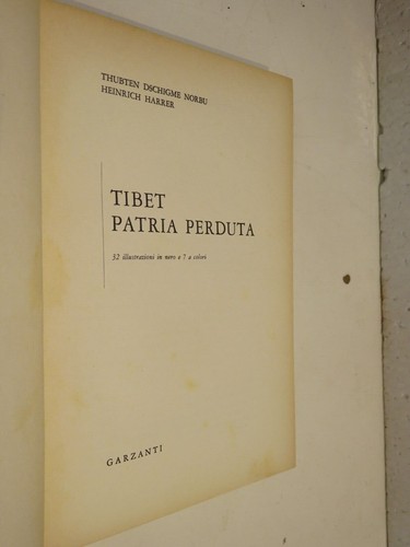 Tibet patria perduta thubten - patria,