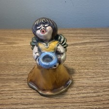 Portacandele statuina angelo