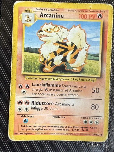 Arcanine base set - arcanine,