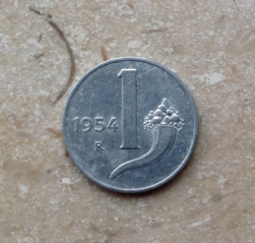 Lira 1954 italia cornucopia - 1954,